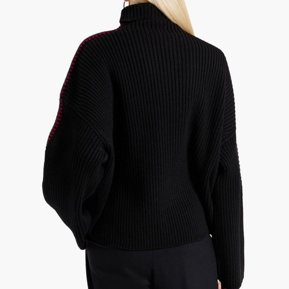 Rag & Bone Ingrid whipstitched wool turtle neck sweater - Picture 2 of 7